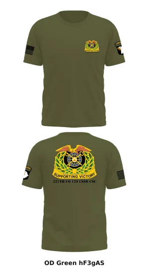 227th Co 129 CSSB CSC Store 1 Core Men's SS Performance Tee - hF3gAS