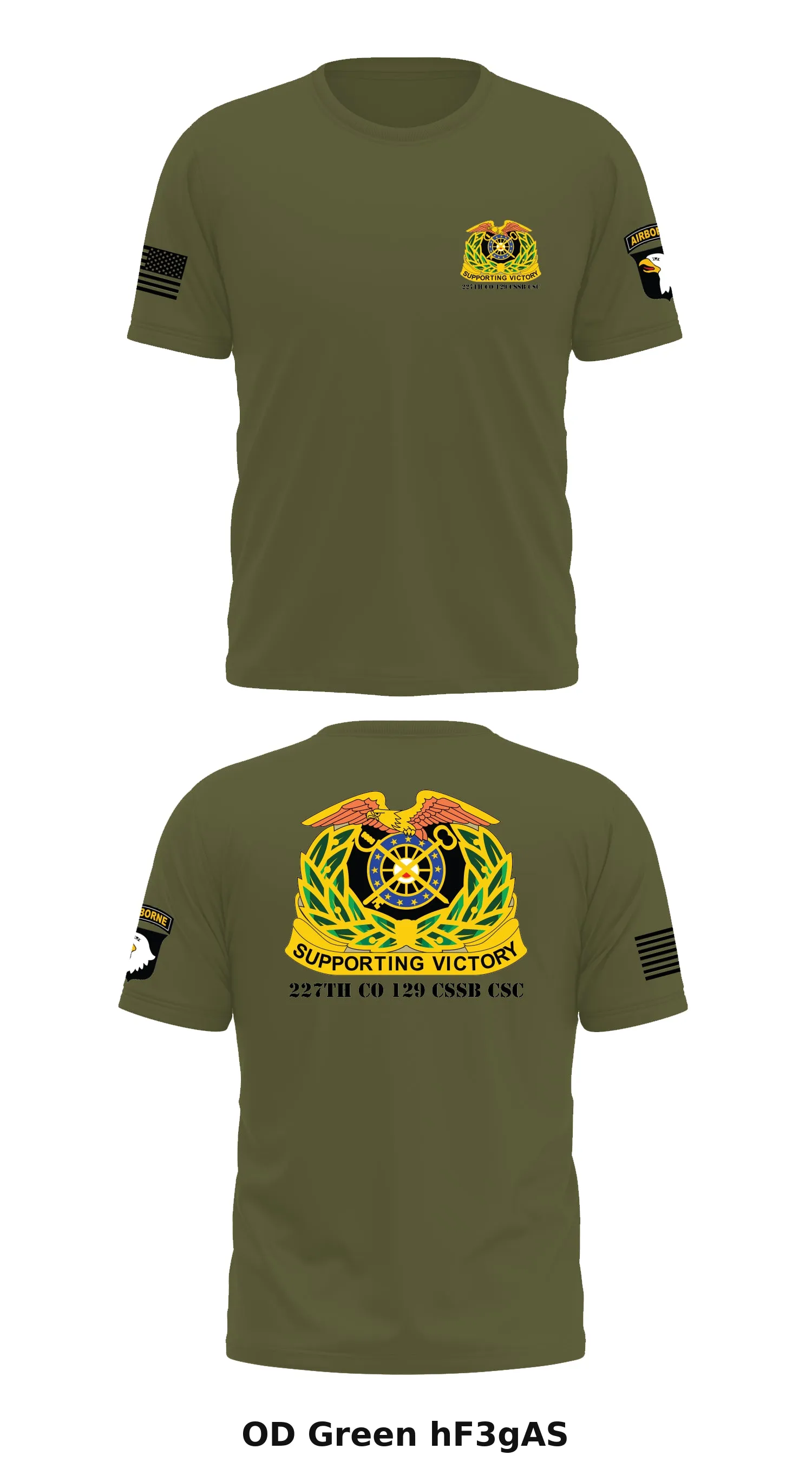 227th Co 129 CSSB CSC Store 1 Core Men's SS Performance Tee - hF3gAS