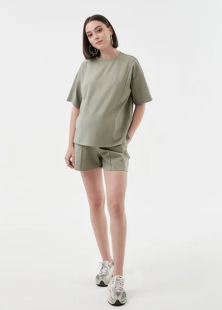 241012G2 Loose-Fit Cooling Maternity & Nursing Top