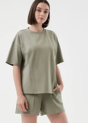 241012G2 Loose-Fit Cooling Maternity & Nursing Top