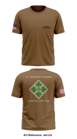 4 infantry division  Store 1 Core Men's SS Performance Tee - nxfJtn