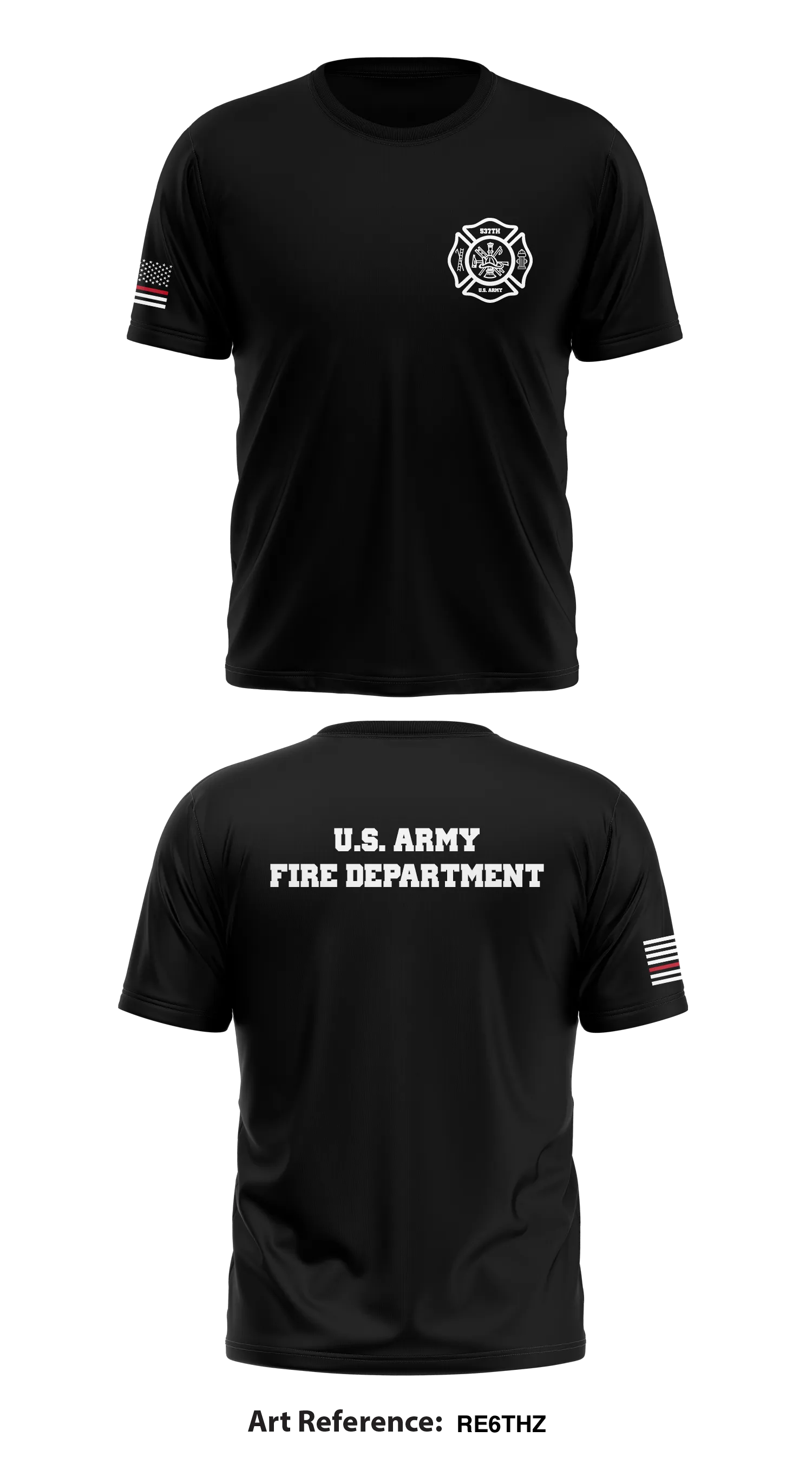 537th FF DET Store 1 Core Men's SS Performance Tee - Re6tHZ