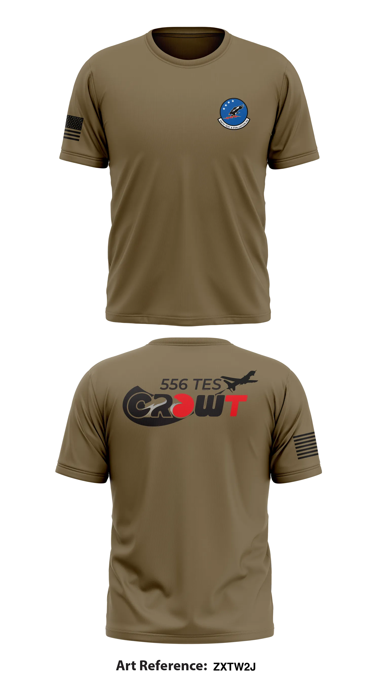 556TH TEST AND EVALUATION SQUADRON Store 1 Core Men's SS Performance Tee - ZXtW2J