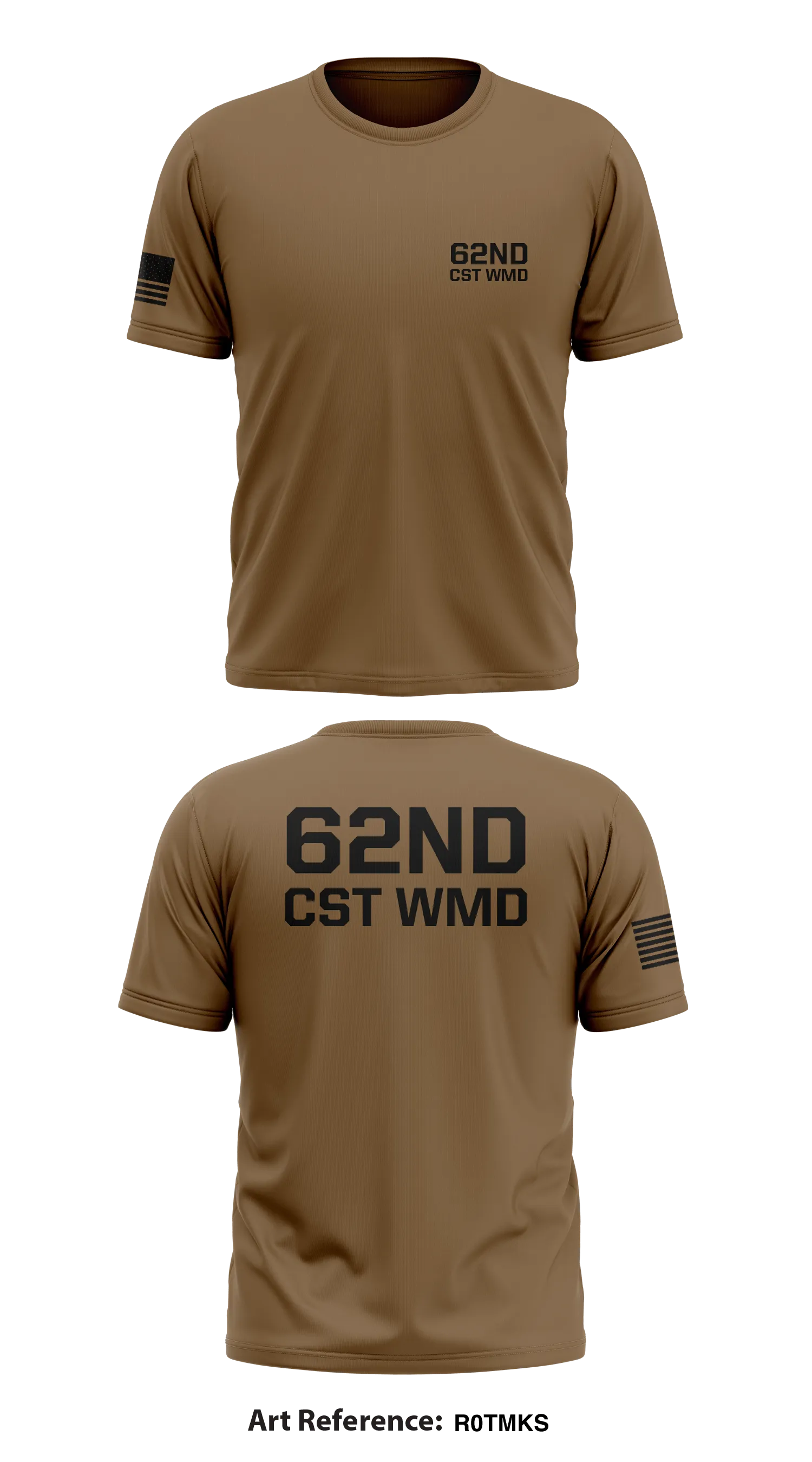 62nd CST WMD Store 1 Core Men's SS Performance Tee - R0tMks