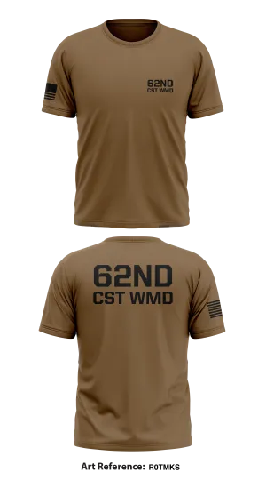 62nd CST WMD Store 1 Core Men's SS Performance Tee - R0tMks