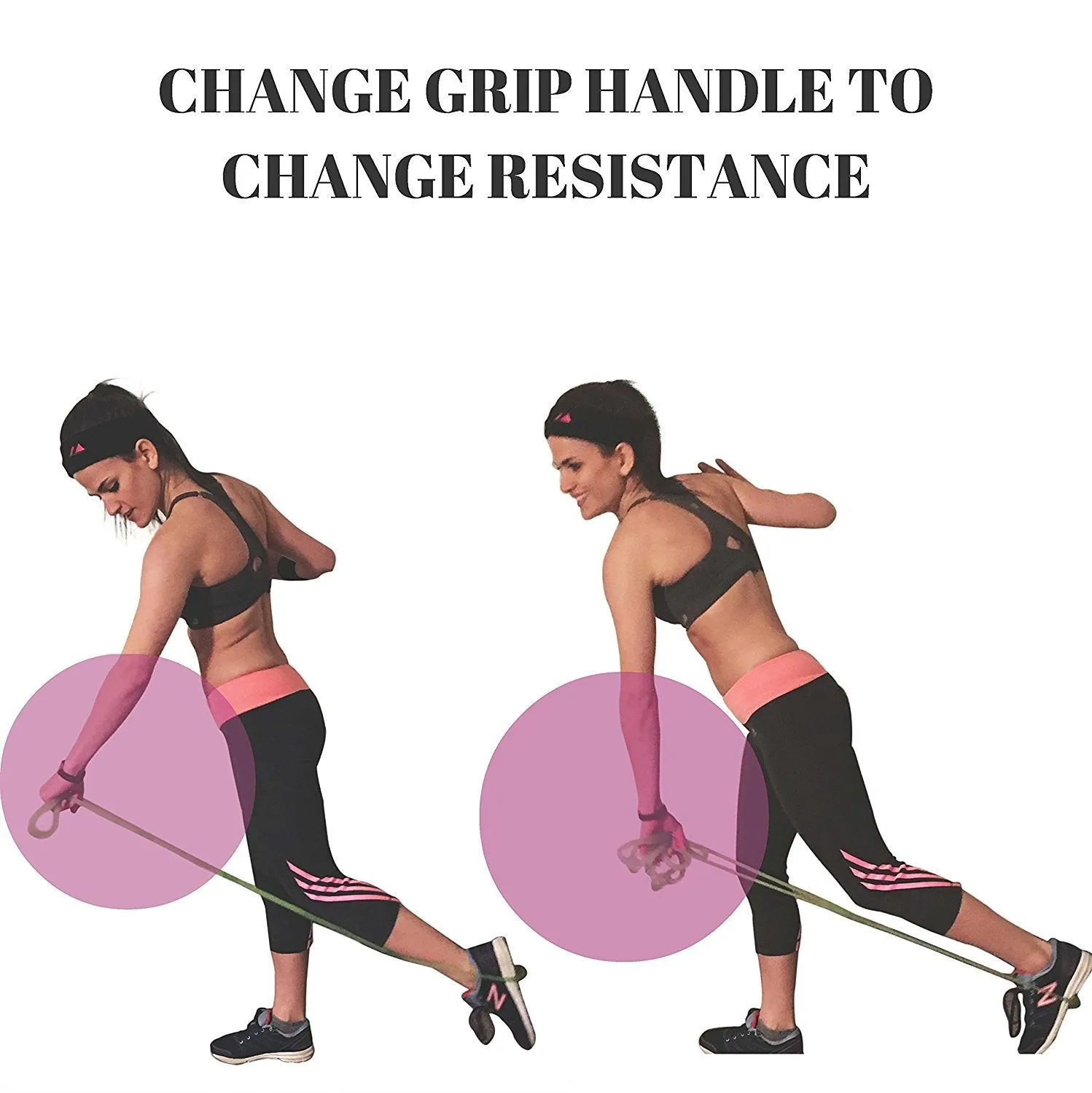 7 Ring Stretch & Resistance Exercise Band Home, Fitness Workout