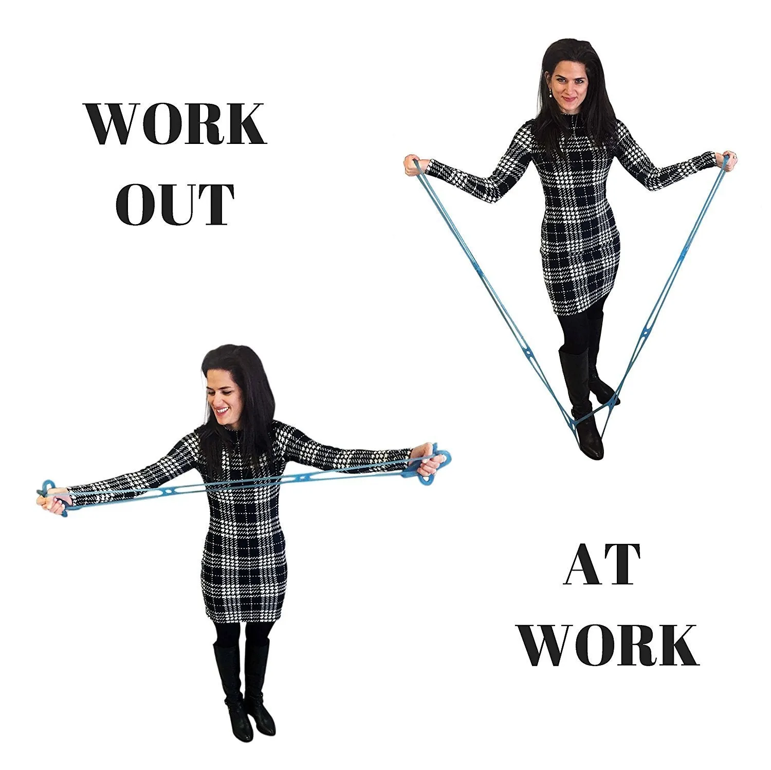 7 Ring Stretch & Resistance Exercise Band Home, Fitness Workout