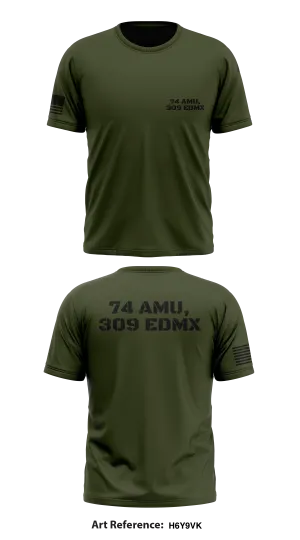 74 AMU, 309 EDMX Store 1 Core Men's SS Performance Tee - H6Y9vk