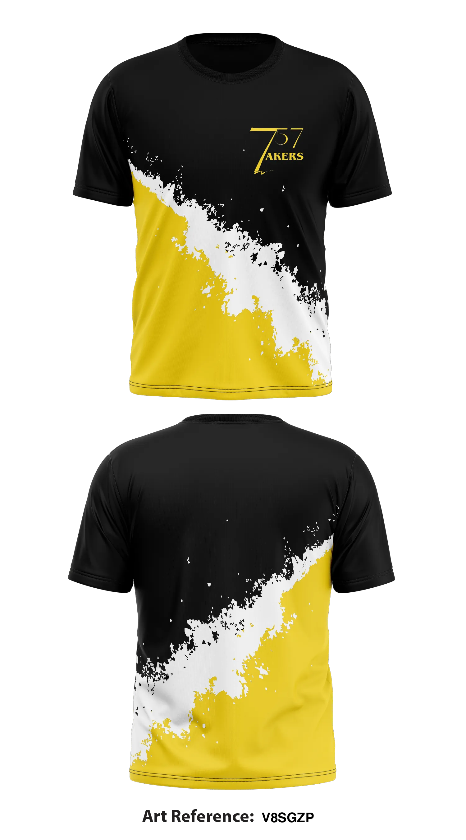 757 Lakers Core Men's SS Performance Tee - v8sgzP