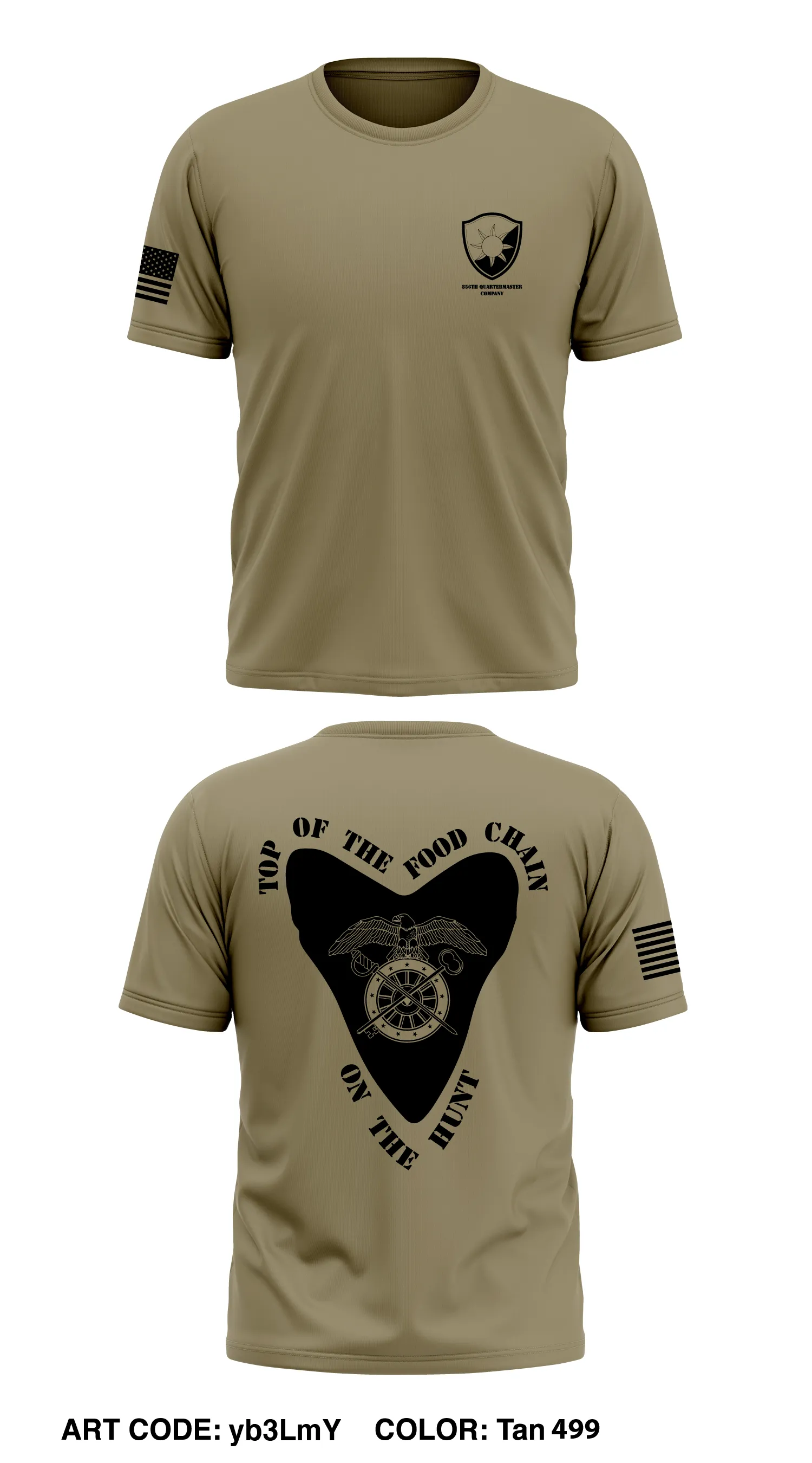 856th QM Co, Arcadia FL Store 1 Core Men's SS Performance Tee - yb3LmY