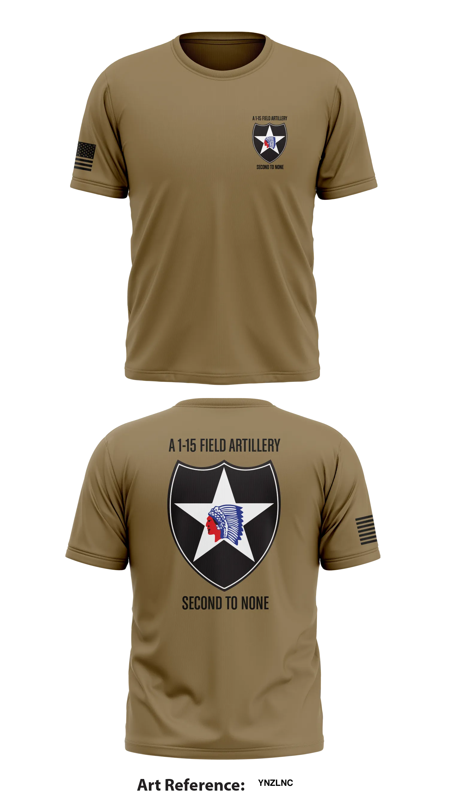 A 1-15 Field Artillery Store 1 Core Men's SS Performance Tee - yNZLNC