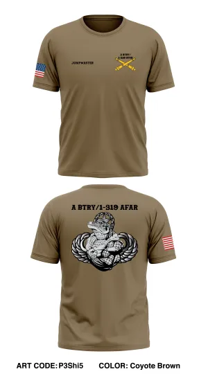 A BTRY/1-319 AFAR Store 1 Core Men's SS Performance Tee - P3Shi5