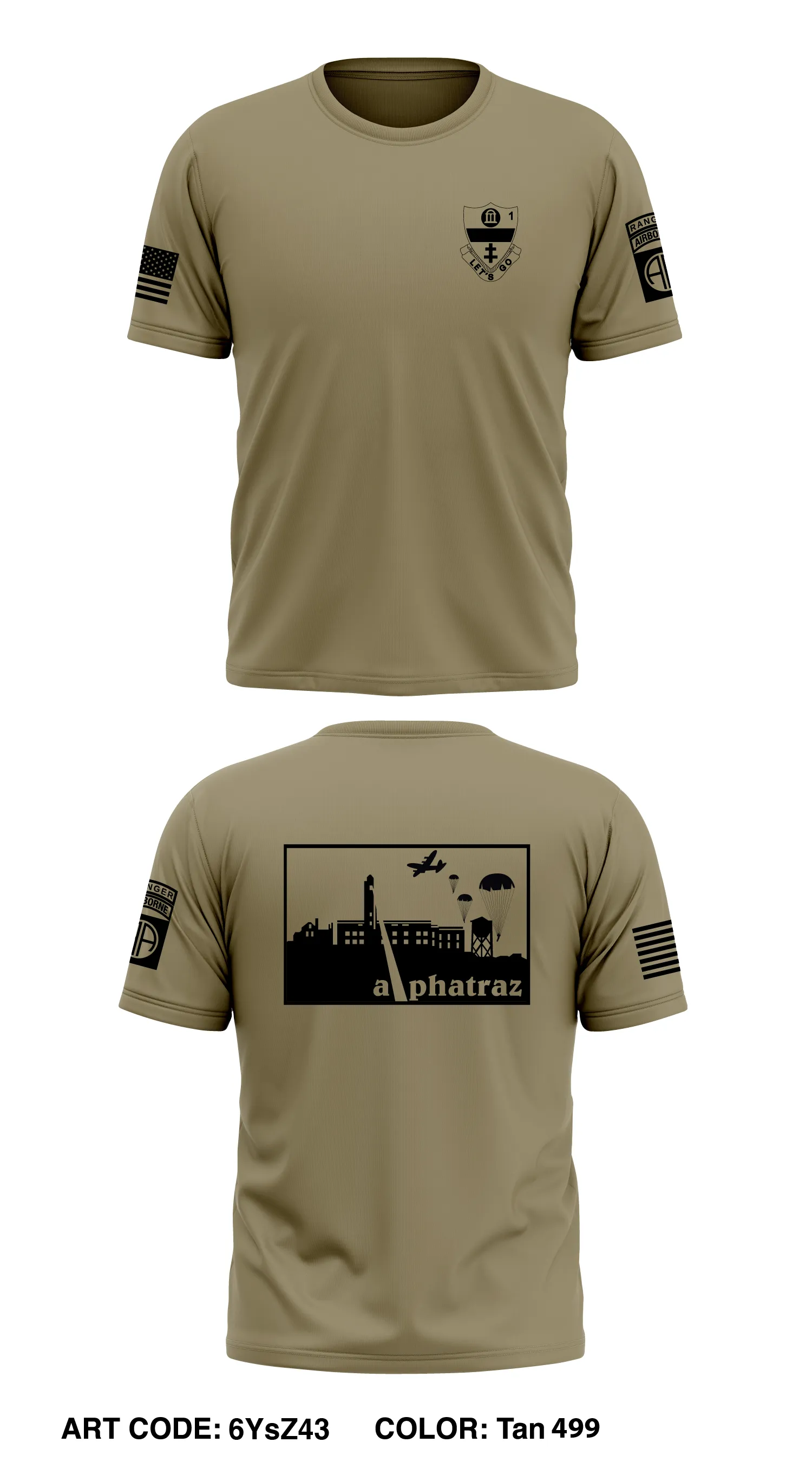 A CO, 1st BN, 325th AIR Core Men's SS Performance Tee - 6YsZ43