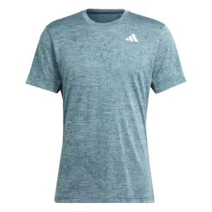 ADIDAS Mens Freelift Tennis T-Shirt - Green