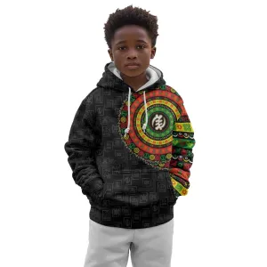Adinkra Symbols Kid Hoodie African Culture DT02
