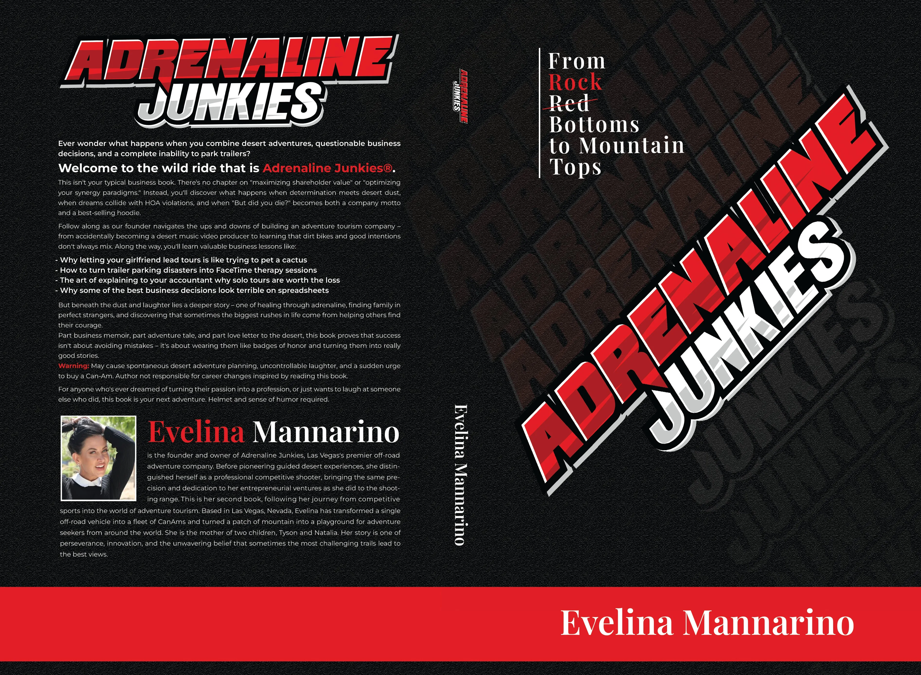 Adrenaline Junkies Book   T-Shirt Combo