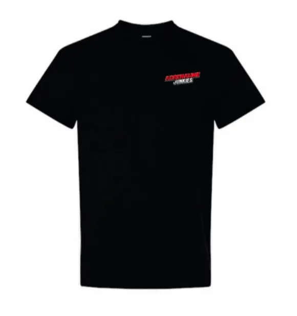Adrenaline Junkies Book   T-Shirt Combo