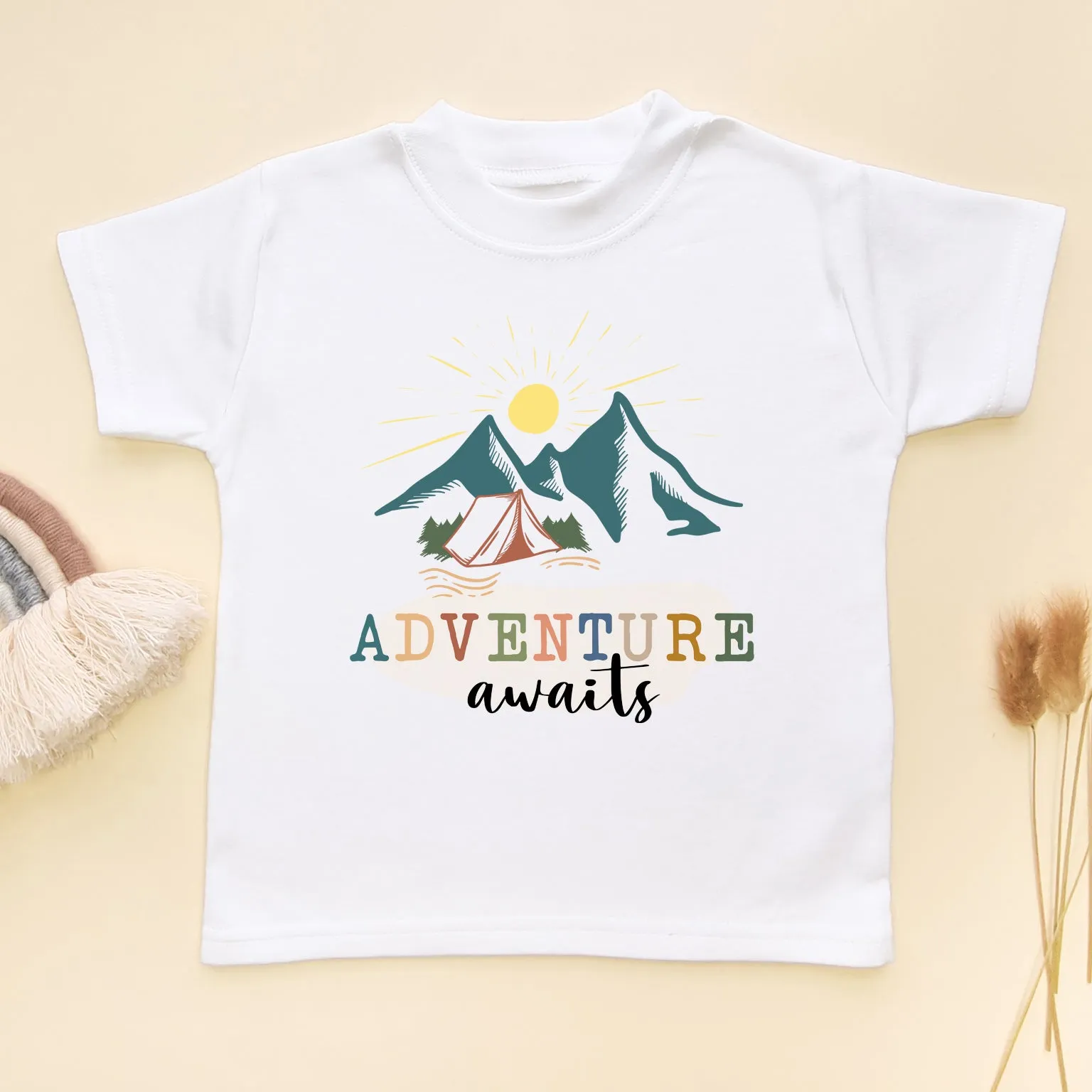 Adventure Awaits Toddler & Kids T Shirt