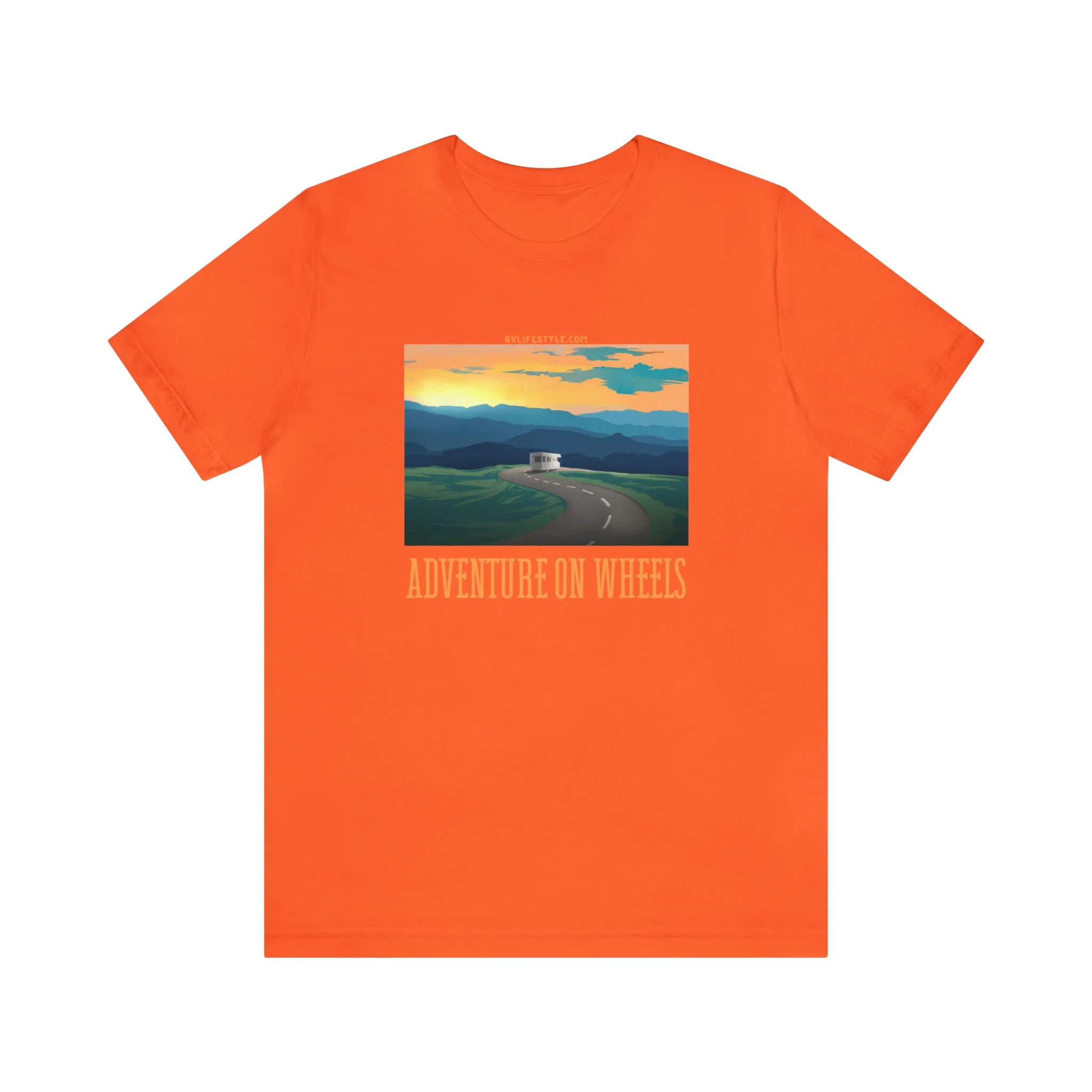 Adventure on Wheels - Unisex Jersey Short Sleeve Tee