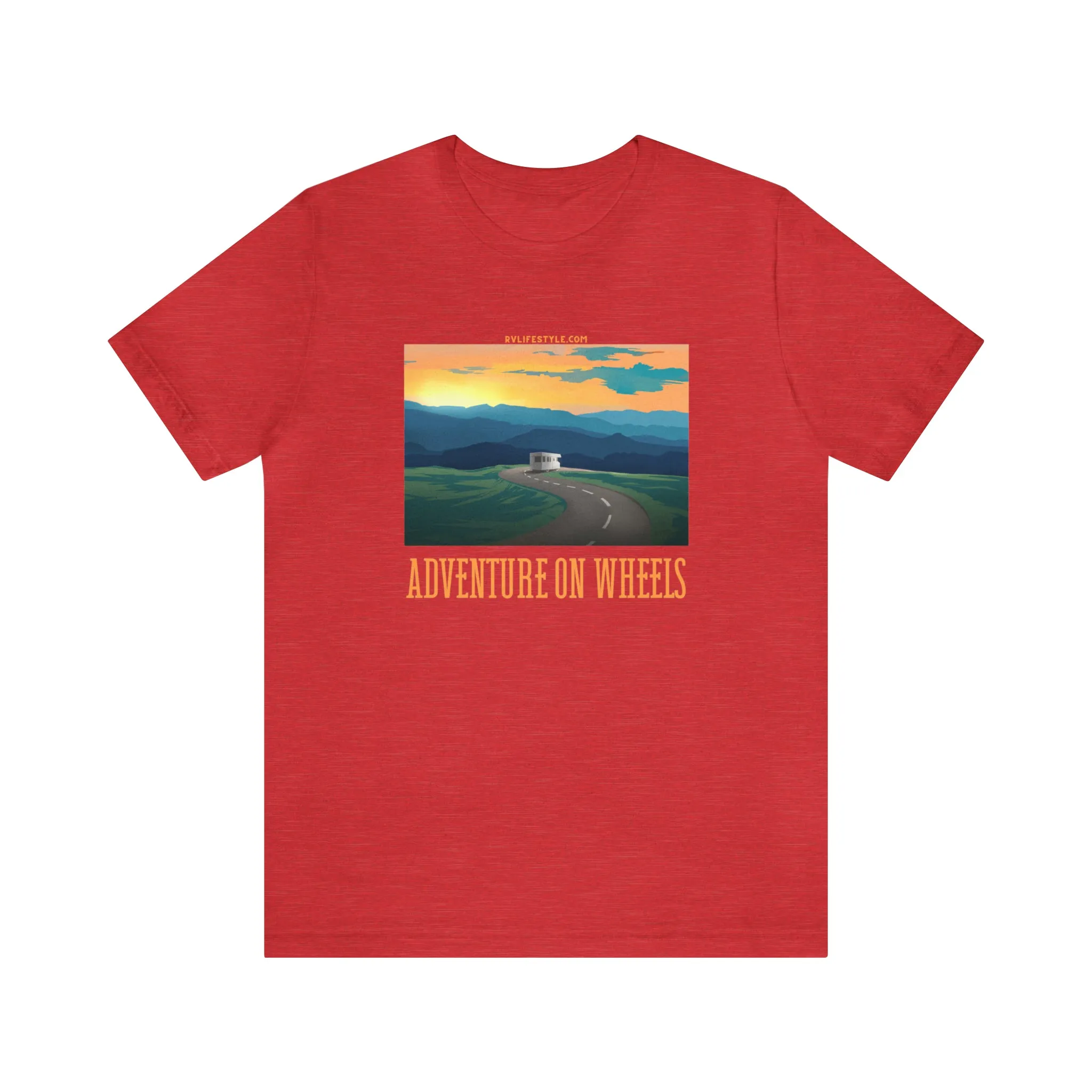 Adventure on Wheels - Unisex Jersey Short Sleeve Tee