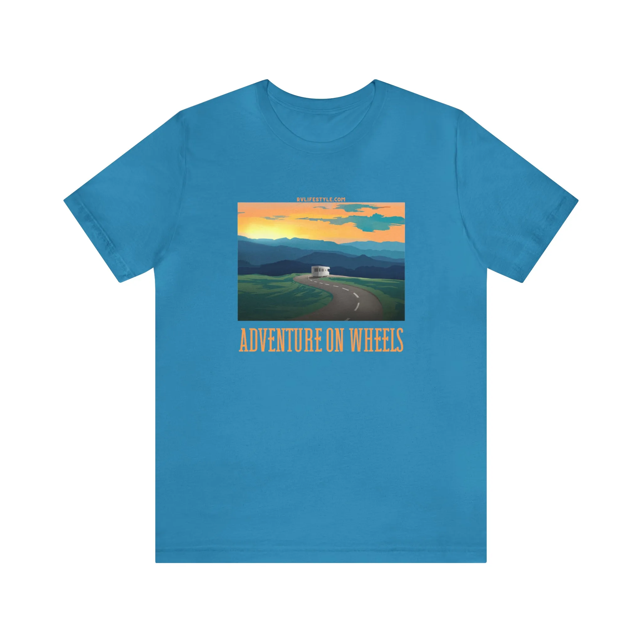 Adventure on Wheels - Unisex Jersey Short Sleeve Tee