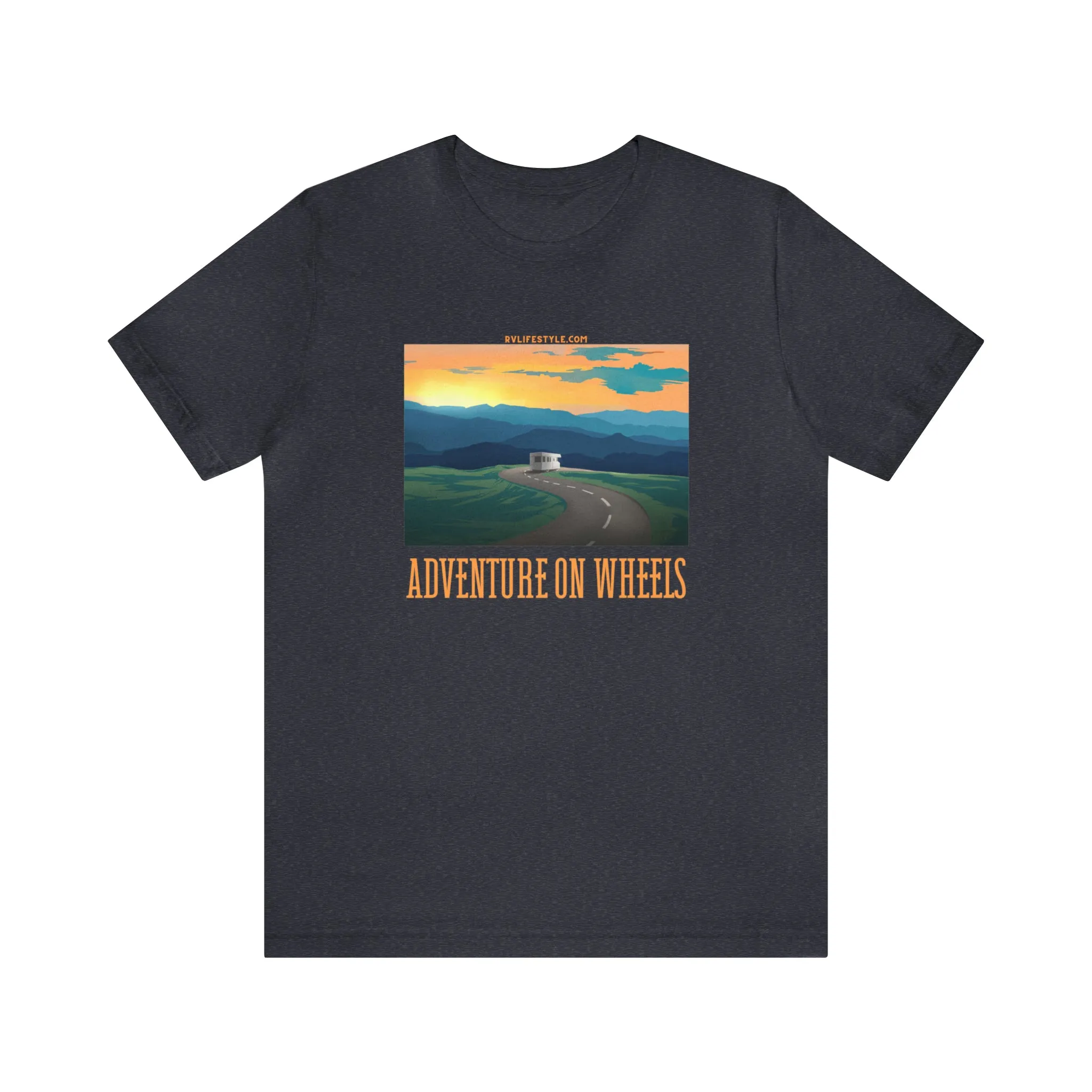 Adventure on Wheels - Unisex Jersey Short Sleeve Tee