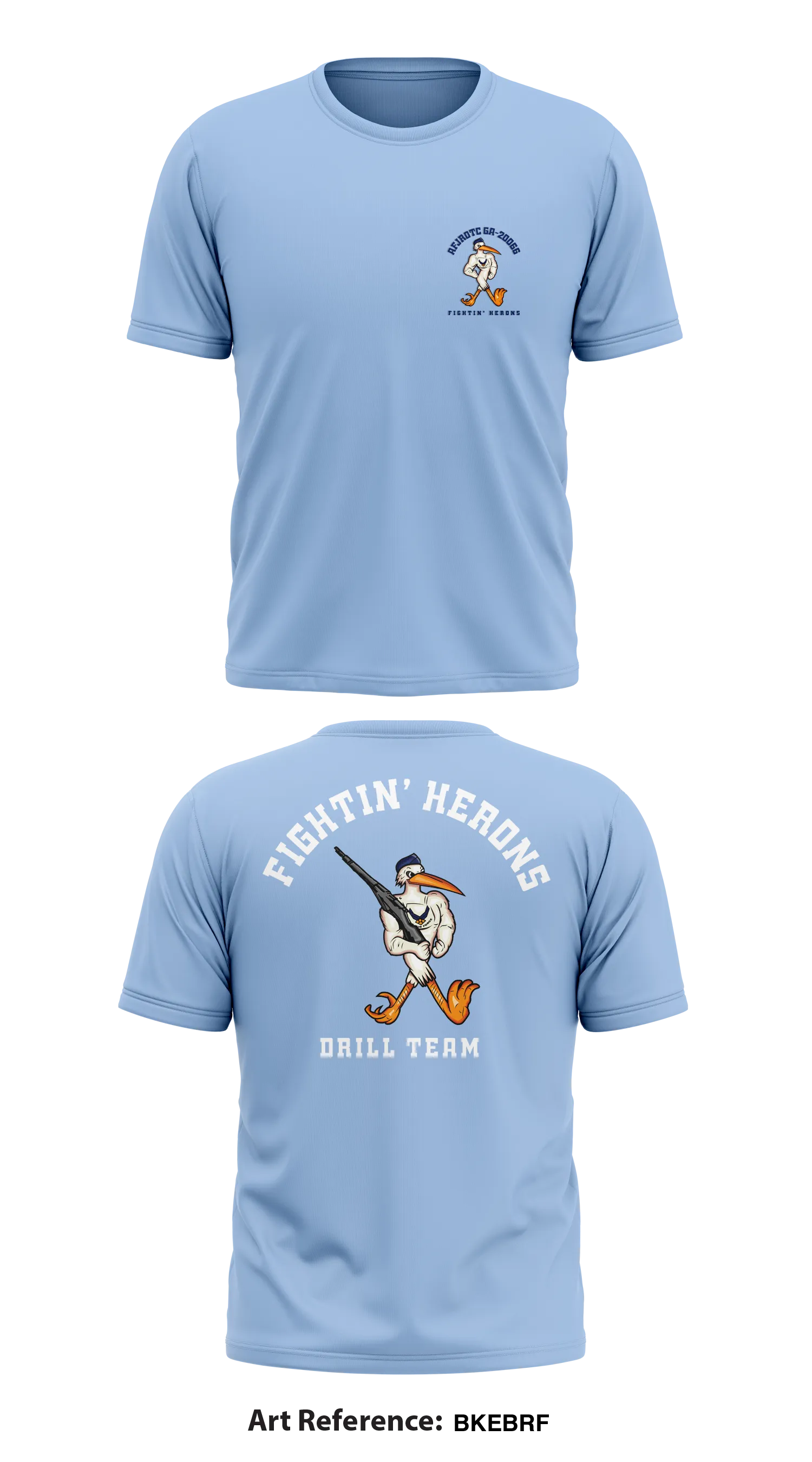 AFJROTC GA-20066 Store 1 Core Men's SS Performance Tee - BkeBrf