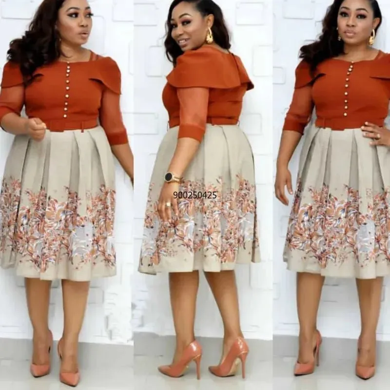 African Dashiki Print: Autumn Style Dresses for Women - Embrace the Vibrance of Africa
