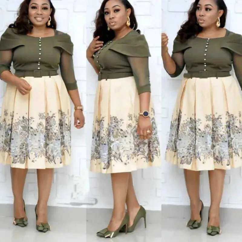 African Dashiki Print: Autumn Style Dresses for Women - Embrace the Vibrance of Africa
