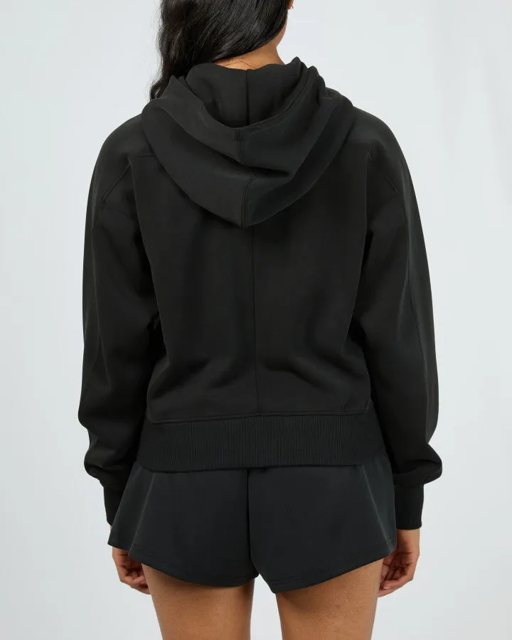 All About Eve Luxe Active Crop Hoodie - Black
