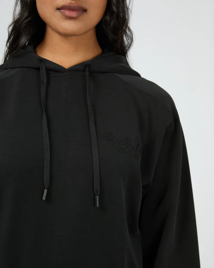 All About Eve Luxe Active Crop Hoodie - Black