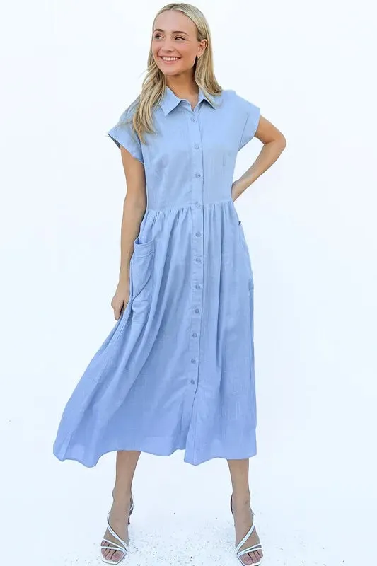 Always on Time Shirt Dress
