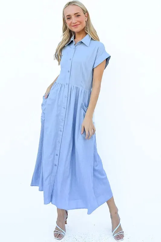 Always on Time Shirt Dress
