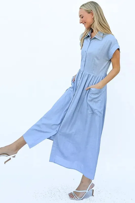 Always on Time Shirt Dress