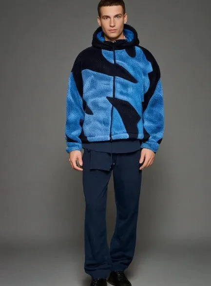 Anton - warm lambswool jacket with zipper