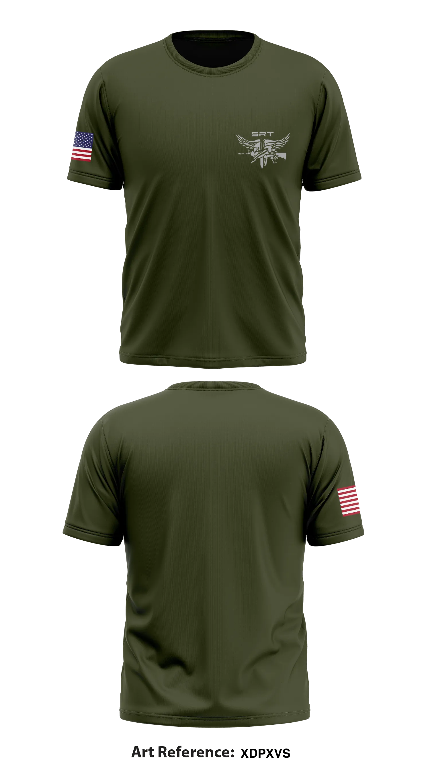 APG Police SRT Core Men's SS Performance Tee - xDPxVs