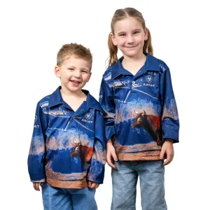 ARIAT KIDS FISHING SHIRT - BULLCATCHER