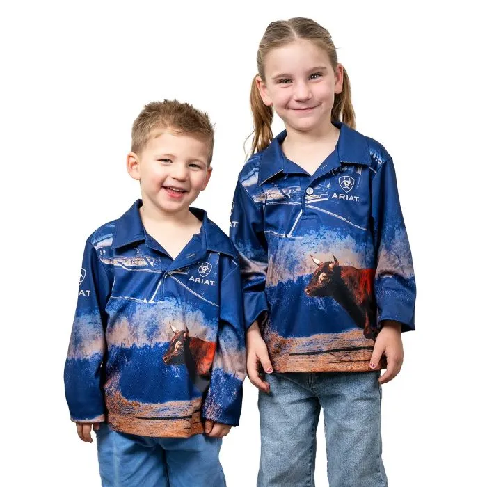 ARIAT KIDS FISHING SHIRT - BULLCATCHER