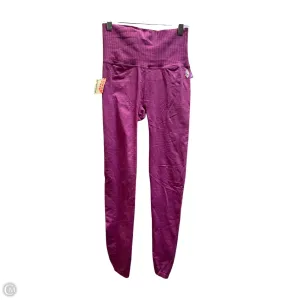 Athletic Leggings By Free People In Purple, Size: Xs