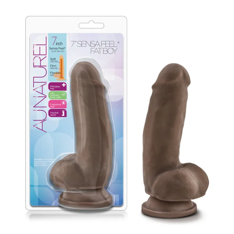 Au Naturel 7" Sensa Feel Fat  - Chocolate