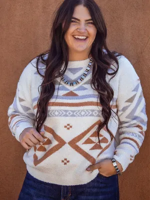 Aztec Cream Sweater