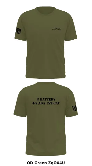 B Battery 4/5 ADA 1st CAV Store 1 Core Men's SS Performance Tee - ZqOX4U