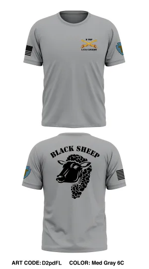 B Trp 1/124 CAVALRY Store 1 Core Men's SS Performance Tee - D2pdFL