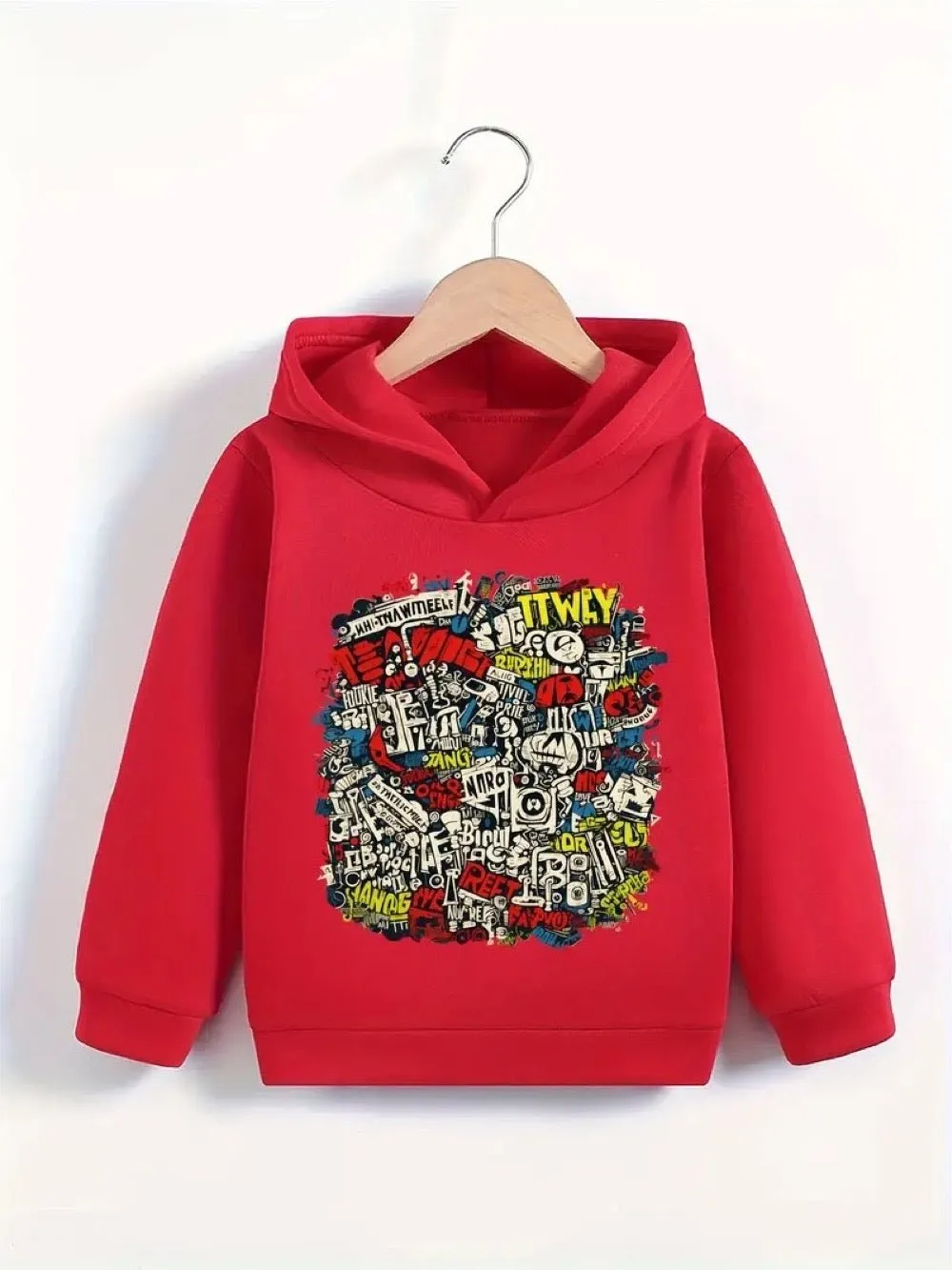 Baby Girls Boys Art Graffiti Hoodies
