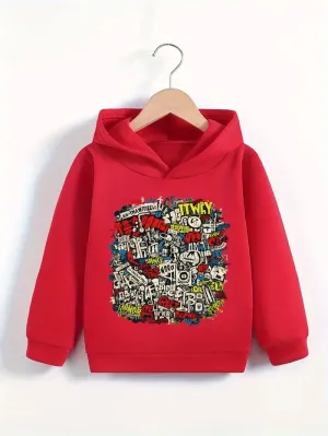 Baby Girls Boys Art Graffiti Hoodies