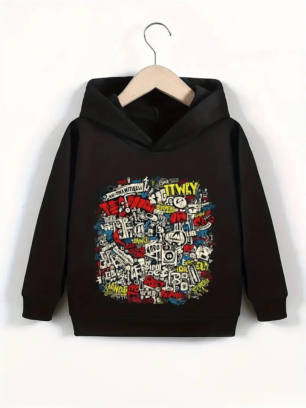 Baby Girls Boys Art Graffiti Hoodies