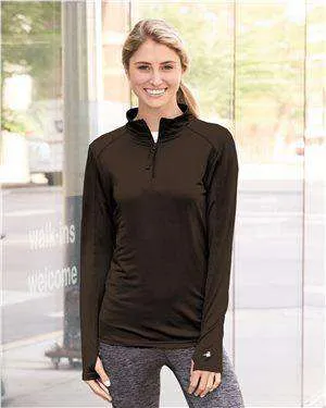 Badger Sport Women's 1/4-Zip Pullover Jacket - 4286
