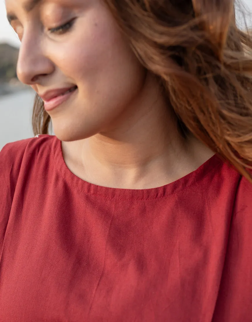 Baked Red Dress
