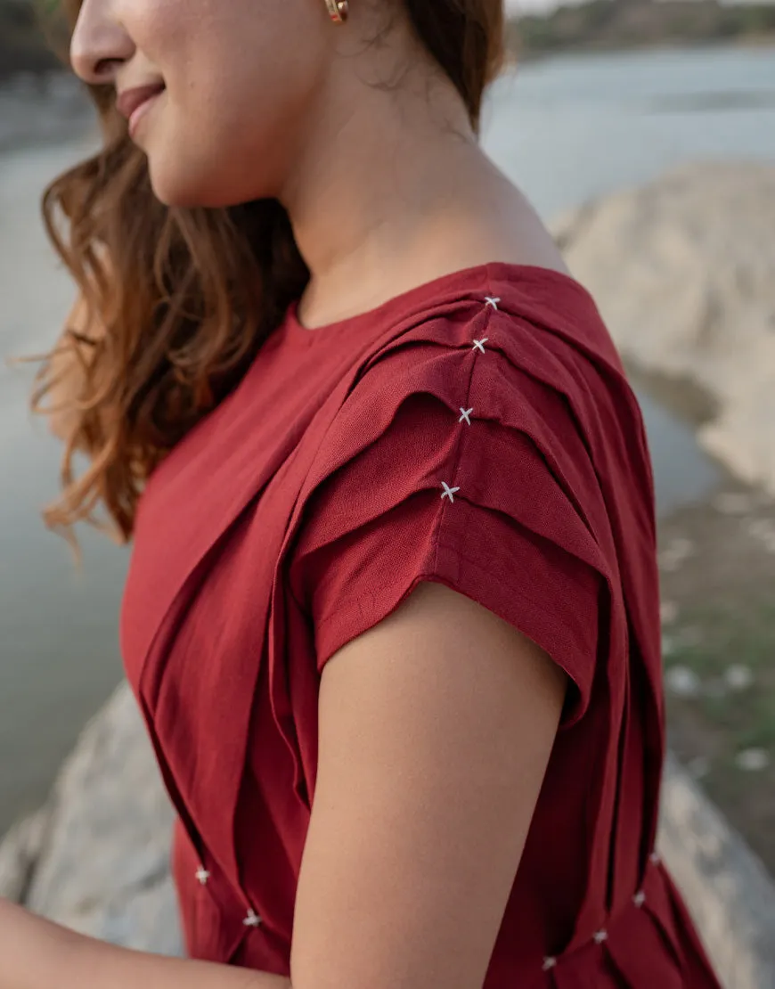 Baked Red Dress
