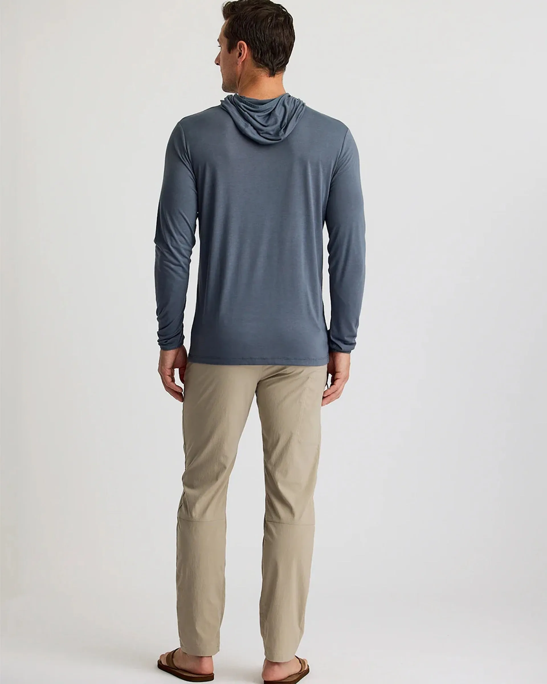 Bamboo Lightweight Hoodie - Storm Cloud